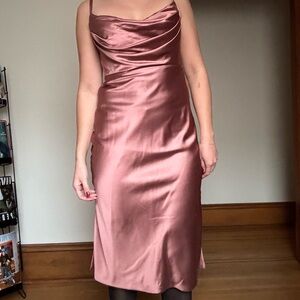 Bridesmaids silk dress